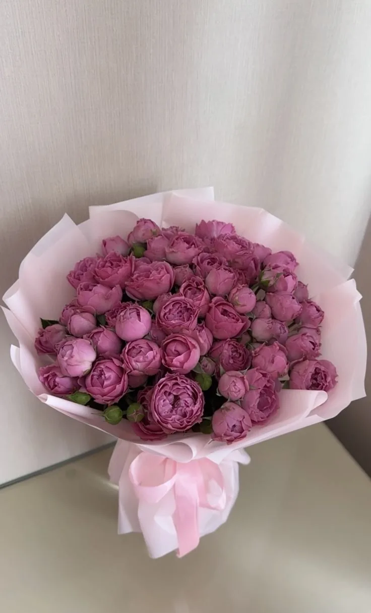 Magenta spray gül demeti